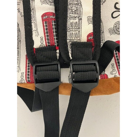 I Love London Mini Backpack Travel British England SOUVENIR Adjustable Straps - Picture 8 of 16